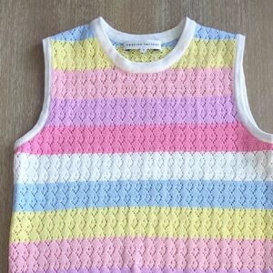 English Factory Pastel Striped Women's Tank Top